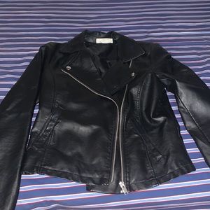 Faux Leather Jacket